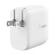 thumbnail image 2 of Cargador de pared Belkin 40W AC DUAL PORT USB-C 20W blanco, 2 of 5
