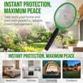 thumbnail image 6 of Gustave Electric Racket Fly Swatter Mosquito Bug Zapper Wasp Insect Killer Outdoor/Indoor Pest Control with 2 AA Batteries, Green, 6 of 9
