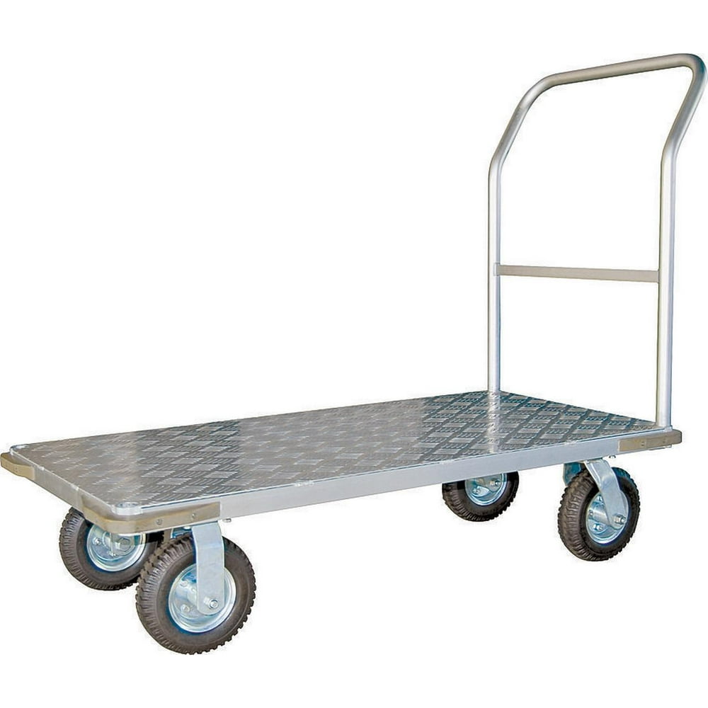 ProSource Heavy Duty Platform Cart, 1100 Lb, 8 In Rear Swivel Wheel