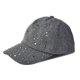 thumbnail image 1 of Gorra de Béisbol de Lana TOP HEADWEAR con Piedras Preciosas Gris, 1 of 1