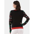 thumbnail image 3 of No Boundaries Christmas Sweater, Women's and Women's Plus, 3 of 5