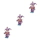 thumbnail image 3 of Vogacara Payaso Arlequín Para Accesorios De Circo Con Trajes Divertidos Regalos De Porcelana De Navidad Muñeca Única Y Navideña Tipo 5 Type1 NO1, 3 of 6