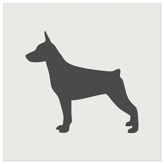 Miniature Pinscher Min Pin Dog Solid DIY Cookie Wall Craft Stencil - 5.5 Inch