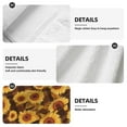 thumbnail image 7 of Wukai Vintage Brown Plaid Sunflower Print Kitchen Towels Quick Dry Washcloths, Coral Velvet Dishtowels Multipurpose Reusable Cloths, Soft Tea Absorbent Cleaning Cloths, 7 of 7