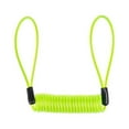 thumbnail image 1 of Bright Yellow 120cm Length 2mm Diameter Steel Wire Lock Brake 1Set For Outdoor Use, 1 of 4