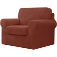 thumbnail image 1 of CHUN YI Stretch Checks Spandex Sofa Cover Separate Backrests Cushions Cover Slipcover, 1 of 5