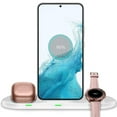 thumbnail image 4 of Wireless Charger for Samsung, Travel Portable Charger for Samsung Galaxy S25 Ultra/S25+/S25/S24 Ultra/S24/S23/S22, for Galaxy Watch Ultra/7/6/6 Classic/5 Pro/4/3, Galaxy Buds3 Pro/3, 4 of 9