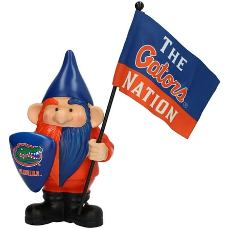 University of Florida Gators 10 Inch Outdoor Garden Gnome, Includes Team Flag