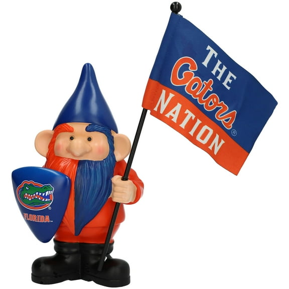 University of Florida Gators 10 Inch Outdoor Garden Gnome, Includes Team Flag