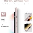thumbnail image 4 of Liquid Silicone Case for iPhone 14 Pro, [True Liquid Silicone] [Anti Fingerprint] 4 Layer Phone Case Protective Cover, Full Coverage Around Camera & Built-in Microfiber, 6.1", Pink, 4 of 14