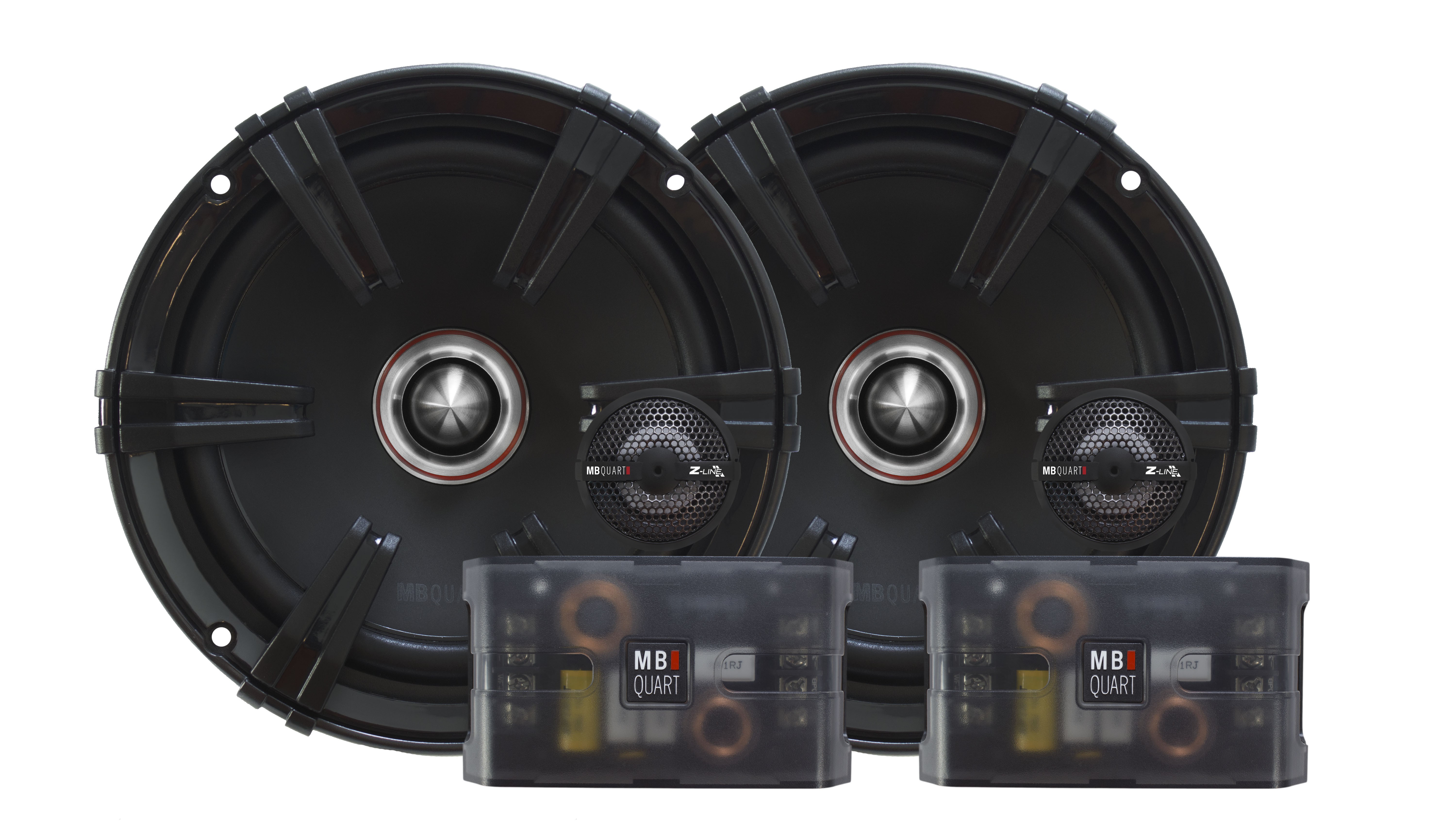 mb quart zc1216 6.5" 240w rms zline series component speakers system