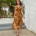 thumbnail image 4 of Leopard Print Pattern Pattern Design Sleeveless Dress Summer Clothes for Women Women's Clothing 2025, 4 of 6
