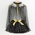 thumbnail image 2 of Wangkekeji Kids Girls Ballet Skirts Party Dance Skirt Holiday Party Lacing Cloak Set Mommy Blanket, 2 of 5