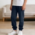 thumbnail image 6 of hoksml Boys Cotton Jogger Pants, Kids Elastic Waist Pull-On Pants, Casual Solid Color Summer Pant, 6 of 8