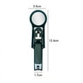 thumbnail image 2 of Nail Clipper with Magnifying Glass, Stainless Steel Sharp Cutter, Ergonomic Non-Slip Handle, Portable Nail Trimmer for Seniors, Men, Women & Kids with Thick Nails, 2 of 3