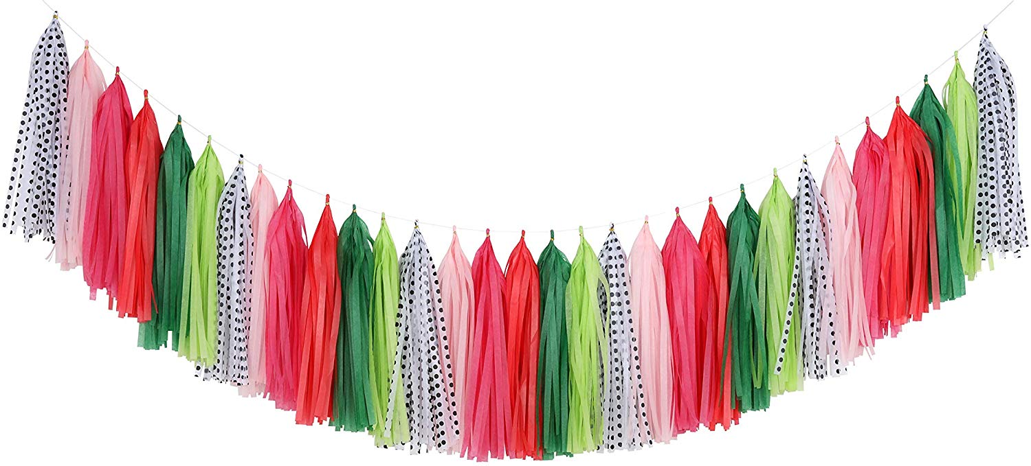 balloon tassel garland diy