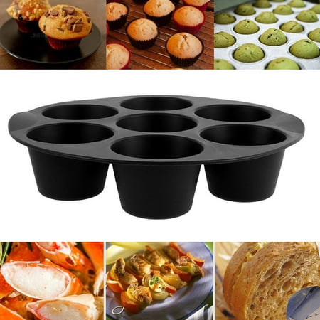 

Cake Cup Module Nonstick Muffin Pan Food Grade Silicone Cupcake Easy to Clean Bakeware Mold Making Muffins Cupcakes Kitchen Gadget for Ovens Refrigerators Air Fryers