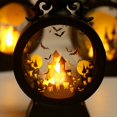 thumbnail image 2 of Horror de Halloween LED Luz de Viento Portátil Ghost Lantern Bar Ornamento de Escritorio Decoración de Halloween Apoyos Suministros A, 2 of 8