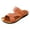 Yellow, variant on Mens Sandals Slides Memory Foam Slippers Sandals Dual Use Shoes Men Sandals Leather with Straps Sandal Brown 8.5