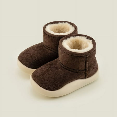 

Happy Mary Children‘s Snow Boots Winter Warm Shoes Children‘s Cotton Shoes Baby Cotton Shoes Warm Fleece-heeled Cotton Shoes