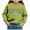 H288-Green, variant on TOWED22 Cute Graphic Sweatshirts for Teen Girls Oversized Hoodies Crewneck Long Sleeve Pullover Tops,3Y