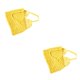 thumbnail image 3 of Sonducket Manténgase organizado y a la moda con la bolsa de hombro reutilizable Bolsa de playa de paja mezclada de aplicación amplia Type1 NO1, 3 of 6