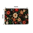thumbnail image 2 of Retro Floral Floormat Classic Floral Design For Kitchen Living Room Bedroom For Daily For Giving, 2 of 3