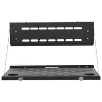 KFFKFF Foldable Tailgate Table for 2021-2025 Ford Bronco, 88 lbs Capacity, Carbon Steel Drop-Down Molle Panel, Rear Door Storage Rack for Camping and Cargo Organization