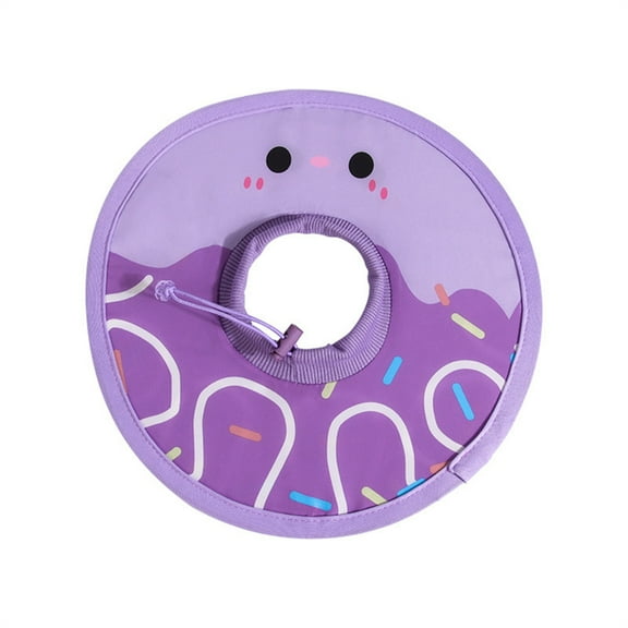 Extra Small Recovery Cone Licking Soft Collar for Kitten and Puppy with Adjustable Fasteners for