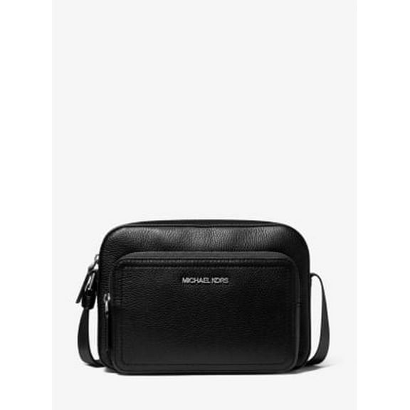 Michael Kors Outlet Cooper Pebbled Leather Utility Crossbody Bag - Luggage
