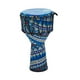 thumbnail image 3 of Tambor de mano africano djembé, instrumento musical de percusión portátil y educativo. Azul, 3 of 9