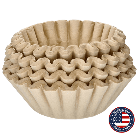 8-12 Cup Coffee Filters, Unbleached, Natural - Pack of 200