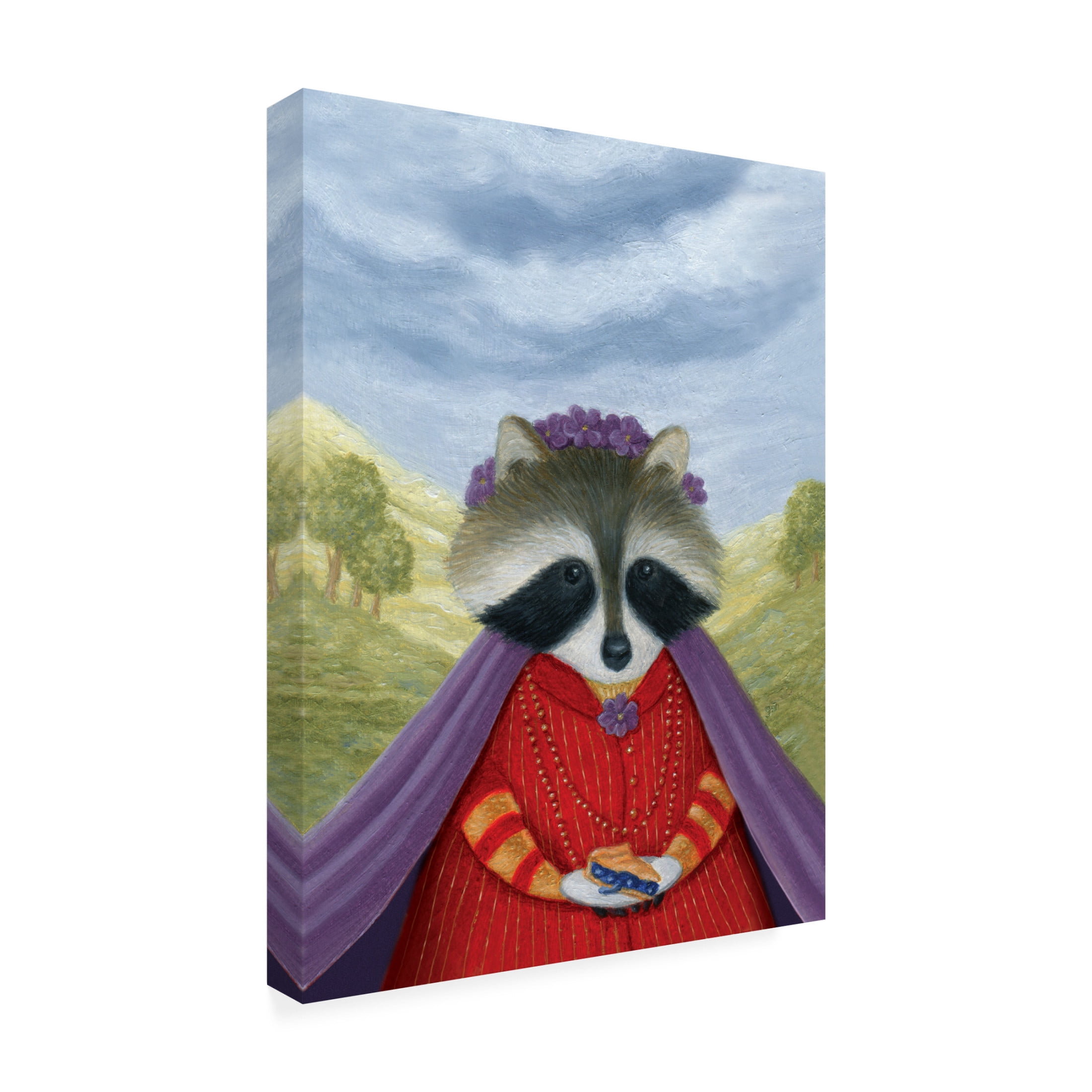 Canvas Wall Art - Gina Matarazzo 'Princess Bedelia Frothenbutton' Wall Art for Living Room, Bedroom, or Office Décor by Trademark Fine Art - 18 x 24 Inches