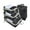 Black, variant on AUXDIQ 4 PCS Compression Packing Cubes Travel Luggage Organizer Bags Set Packing Organizers Compression Suitcase Bag Travel Essential Bag