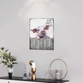 thumbnail image 2 of Pig Bathroom Decor Wall Art Hello Sweet Pig Poster Funny Pig Pictures for Bathroom Black and White Canvas Print Painting Funny Animal Wall Décor Framed Artwork Ready to Hang 12"x16", 2 of 6
