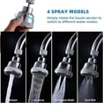 thumbnail image 2 of 2025 Latest Model 4 Spray Modes Faucet Aerator,360 Degree Faucet Sprayer, 2 of 5