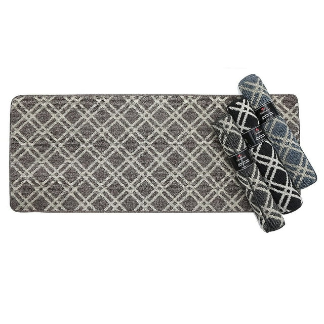 IH Casa Decor Diamond Tufted Floor Mat Asstd 2' X 5' - Set of 4