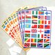 thumbnail image 5 of 10 hojas de la bandera del mundo pegatinas autoadhesivas bandera pegatinas world part pegatinas de cara (estilo aleatorio), 5 of 6