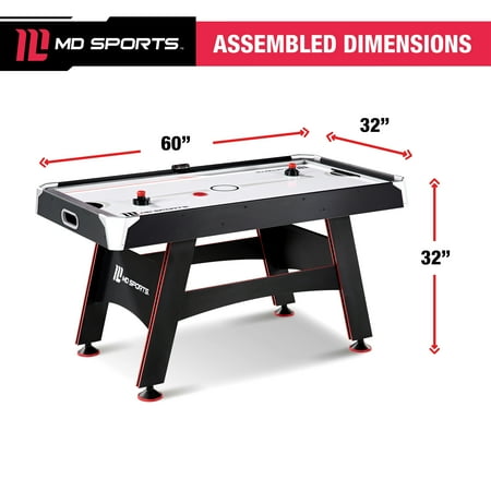 ESPN - 5' Air Powered Hockey Table with LED Electronic Scorer