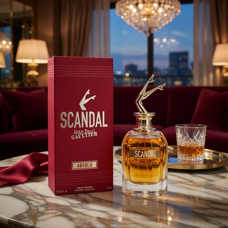 Jean Paul Gaultier Scandal Absolu Parfum, 2.7 oz, Amber Floral