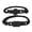 Black, variant on Ins 2 Pcs Couple Bracelets Novelty Lock for Key Bangle Bracelet Lover Heart Brac
