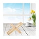 thumbnail image 2 of Reloj de arena de madera para montar en la pared, temporizador de arena blanca de 15 minutos, como se muestra, como se muestra, 2 of 5