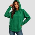 thumbnail image 6 of BUIGTTKLOP Hoodies for Women Fall Winter Long Sleeve Shirts Casual Hooded Sweatshirts with Pockets, 6 of 8