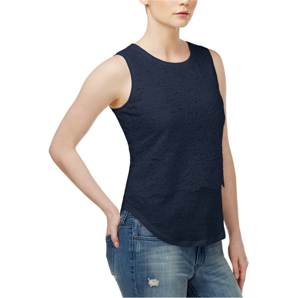 Blusa con capas de textura maison Jules Azul extragrande