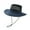 Navy, variant on ZQUUVOU Summer Fedora Hat Wide Brim Sun Hats For Men Women Cap Coffee