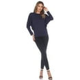 thumbnail image 4 of White Mark Women's Banded Dolman Top, 4 of 6