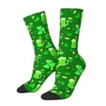 thumbnail image 2 of Uemuo St Patrick's Day2 Pattern Women's Crew Socks, Soft Durable Breathable Moisture-Wicking with Odor Control Cotton socks, 2 of 9