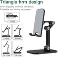 thumbnail image 6 of Adjustable Foldable Tablet Desktop Stand Cell Phone Holder Mount for 4-12.9inch Phone and Tablet, iPhone, Samsung, iPad, 6 of 13