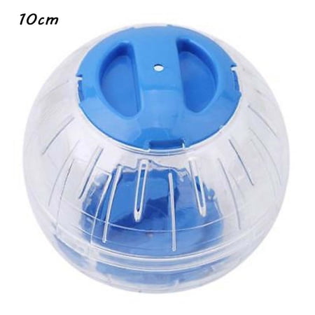 Rotation Running Plastic Jogging Gerbil Exercise Balls Rat Toy Sport Ball Grounder BLUE 10CM
