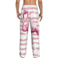 thumbnail image 3 of Bingfone Flamingo Mens All Over Print Sleep Pajama Pants-X-Large, 3 of 9